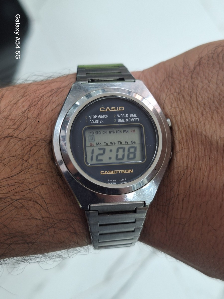 RARE VINTAGE CASIO CASIOTRON R17 WATCH DIGITAL JAPAN | eBay