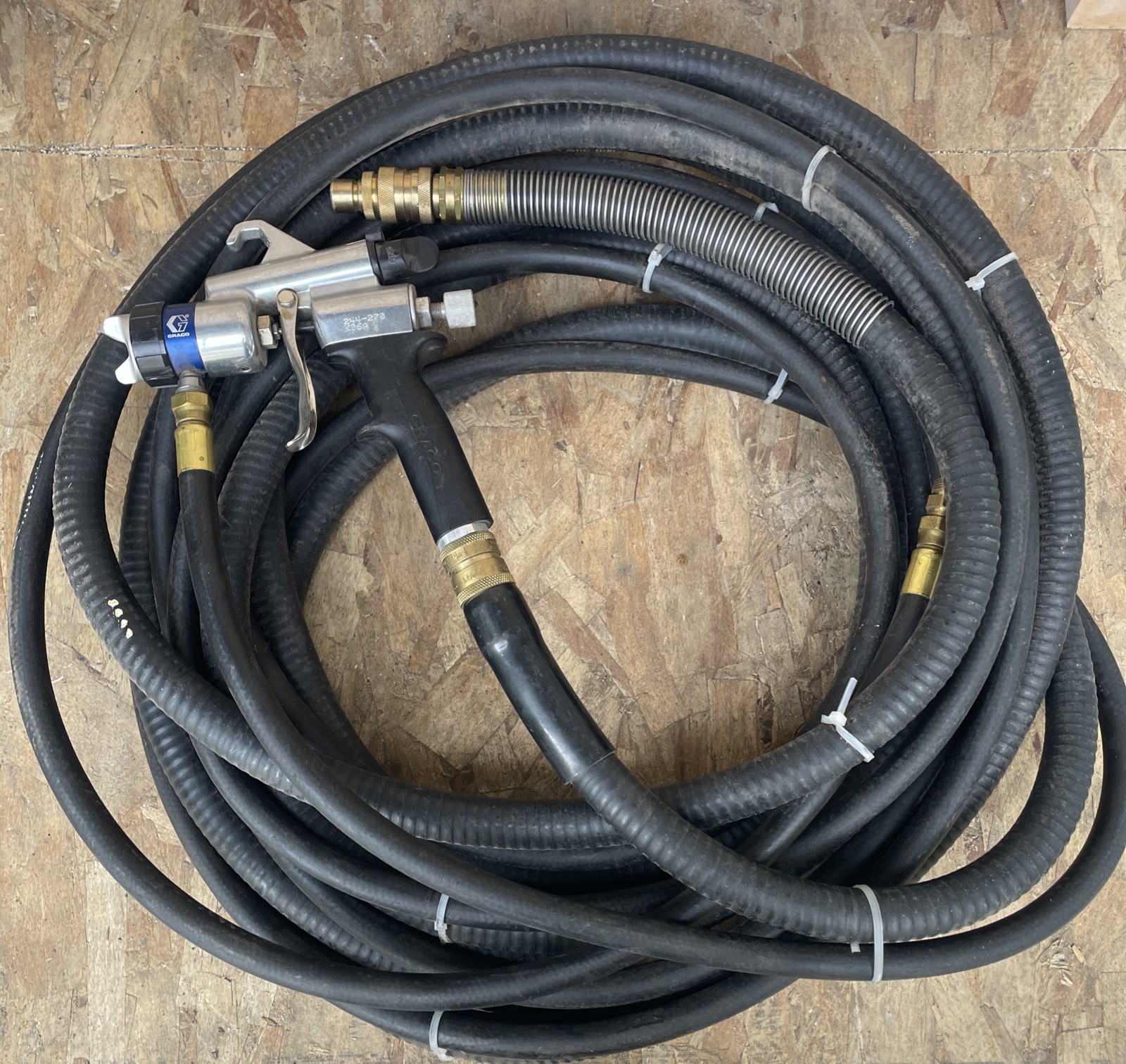 With Hose