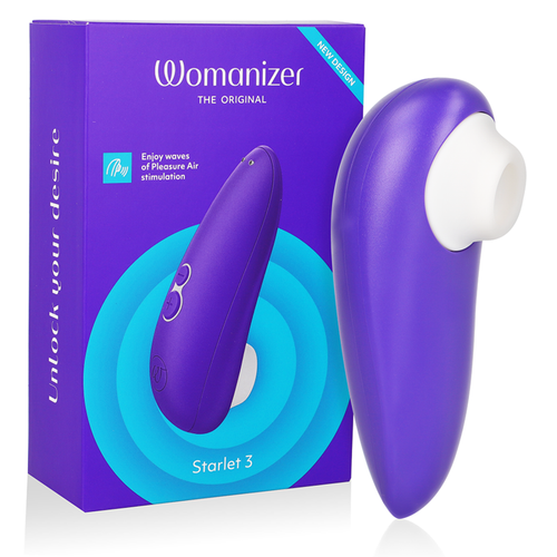 WOMANIZER - STARLET 3 CLITORAL STIMULATOR INDIGO - Foto 1 di 1