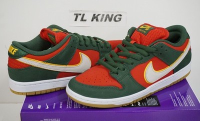 Nike SB Dunk Low Pro Premium Seattle Supersonics Limited Edition FZ1287-300 ED