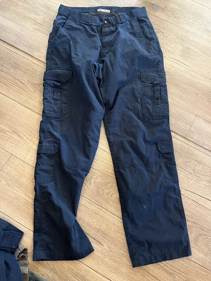 批量 11 件 5.11 战术裤 裙子 疲劳 绿色 蓝色 工装牛仔布。 — 第 3/4 张图片