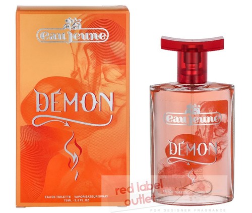 Parfum Femme Eau Jeune "Démon" 75ml - Eau De Toilette Aux Notes Agrumes, Floral, Vanille - Fabriqué En France