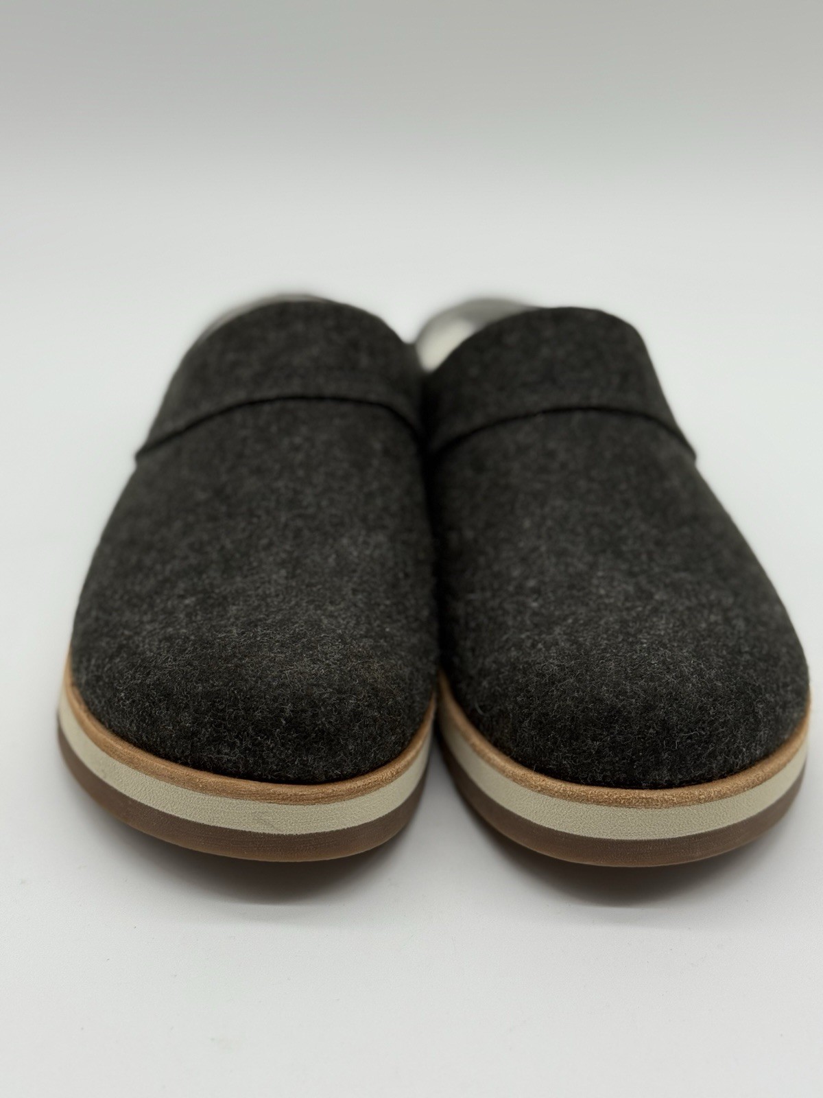 Merrell sandalo donna Juno zoccoli lana mulo slip on taglia 8 0 us intime ottimeioni condiz grigi