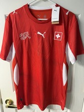 NWT Puma Drycell Red Switzerland 2026 World Cup Home Jersey Large