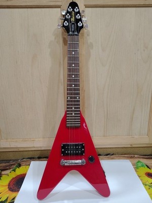 Maestro By Gibson Roadie Mini Flying V Electric Guitar Red