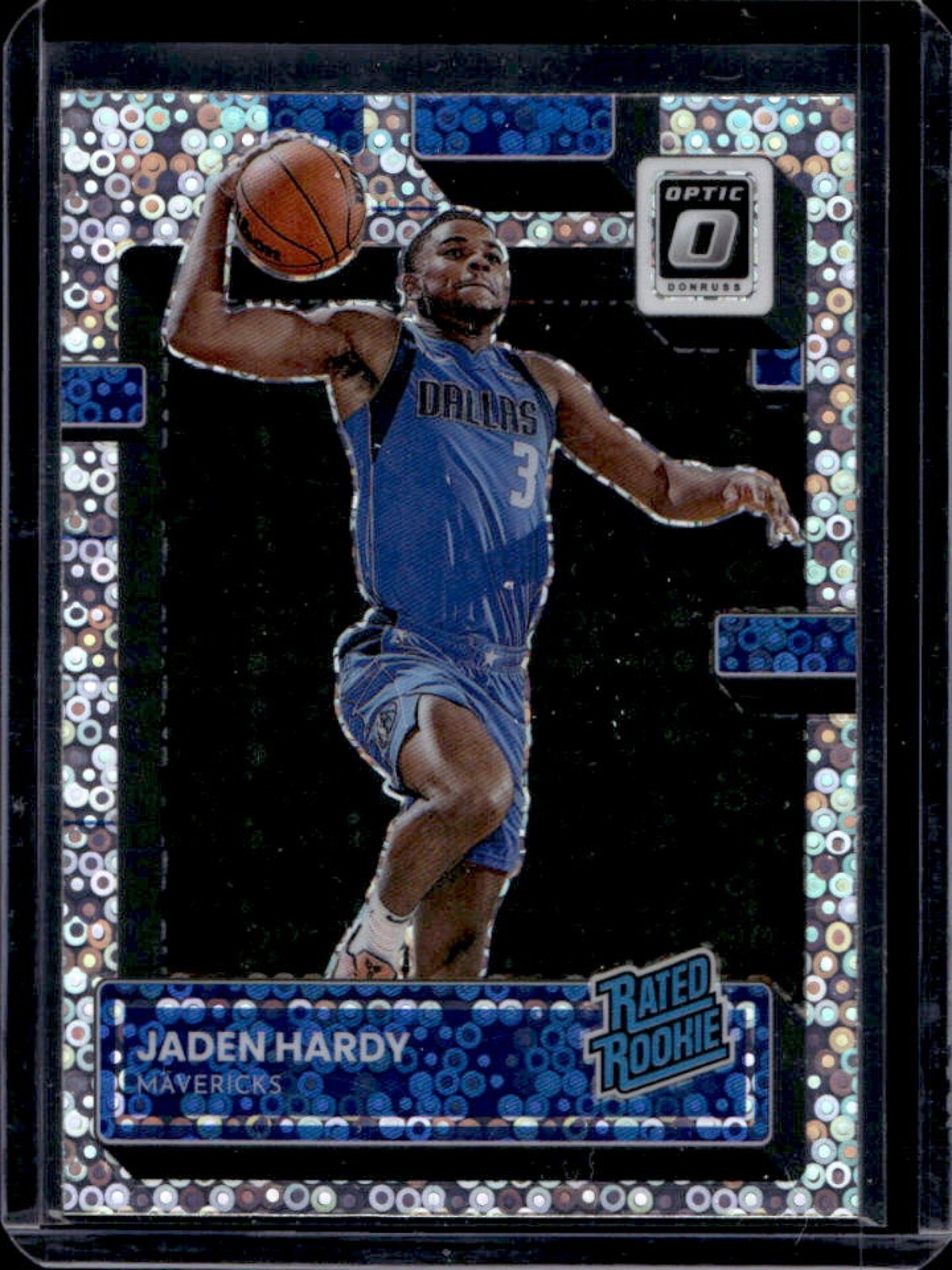 2022-23 Donruss Optic Jaden Hardy Fast Break Holo Rated Rookie #248 Mavericks