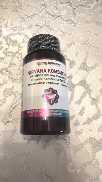 Nirvana Kombucha Synbiotic Capsules
