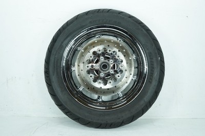 07 Harley Touring CVO Electra Screamin Eagle OEM Front Wheel Rim Tire 130/90B16