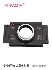 XPimage Shift Lens Adapter for 4x5 Large Format Camera to Fuji GFX 100SII Camera