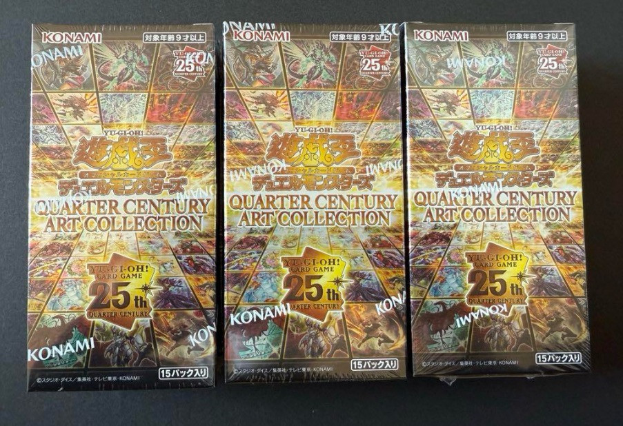 quater century art collection 3Box 25th - Sealed - Yu-Gi-Oh quater century art collection 3Box 25th - Sealed - Yu-Gi-Oh