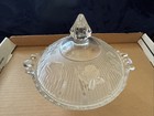 clear Jeanette, Iris And Herringbone Candy Dish With Lid perfect to use daily — photo 2