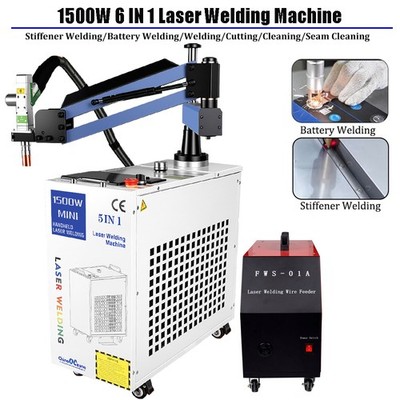  1500W Battery Laser Welding Machine Cleaning Cutting Stiffener Welding Machine