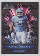 2021 Wild Card Alumination Holo-Lux Black 7/75 Chazz Surratt Rookie RC 2o0. rookie card picture