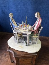 E. Tezza (Italian) La Genziana Biscuit Porcelaine Lo Scricciolo Vintage