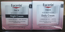 Eucerin Q10 Anti-Wrinkle Sensitive Skin Unscented Face Day  Night Cream