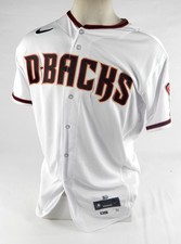 2023 Arizona Diamondbacks Drew Ellis GameIssued White Jersey 46 DP71053