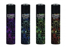 Fluorescent Leaves Clipper Lighters Rare Funny Cool Clippers Lighter Gas 420