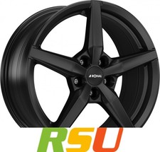 Ronal R69 jetblack-matt 7.5x17" ET40 LK5 114.3 ML 82 Alufelgen 17 Zoll