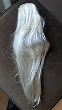 Long white wig fancy dress halloween costume