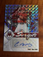 Cody Wilson 2022 Panini Mosaic Prizm Scripts Auto Nationals SC-CW  A82