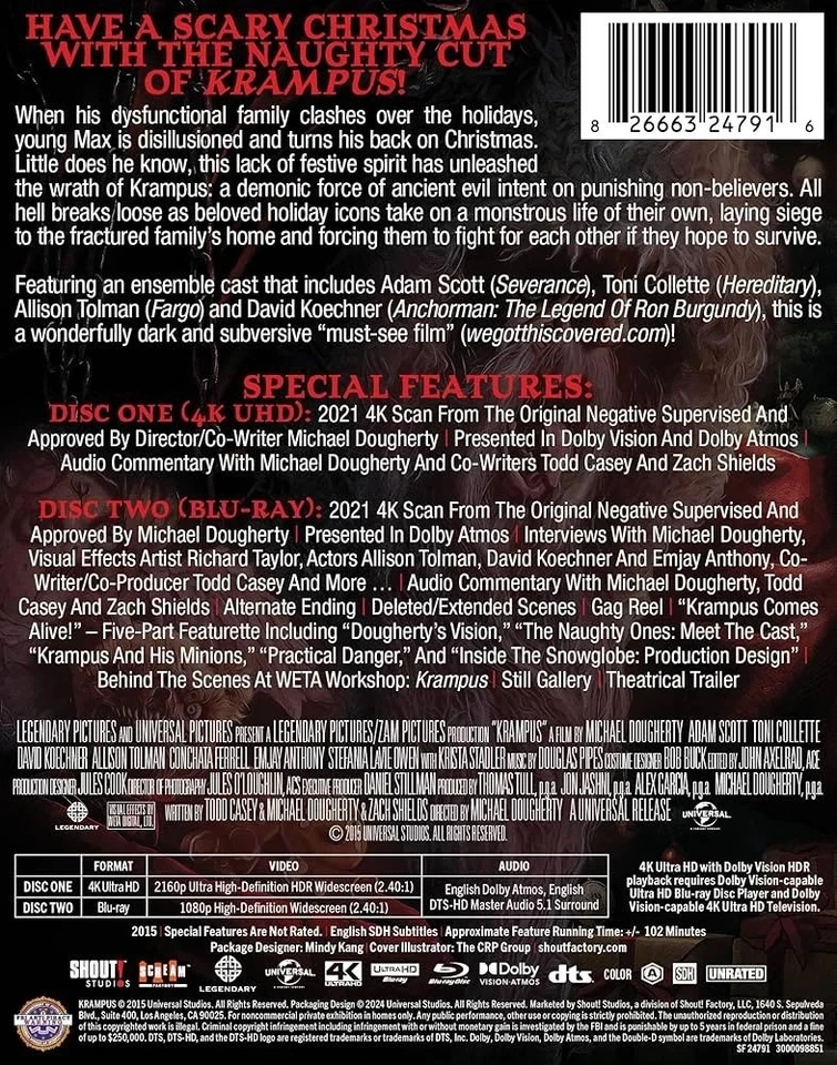 Krampus 4K STEELBOOK LIMITED EDITION with POSTER + PRISM STICKER! Foto 3 de 4