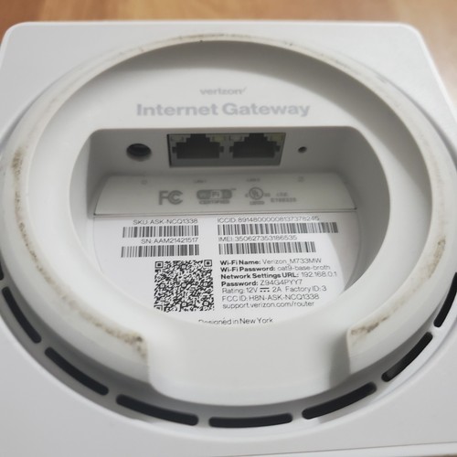 Verizon 5G LTE Internet Gateway Home Router Wi-Fi Hotspot White Only - Photo 5/5