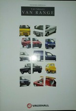 Vauxhall Van Range Brochure 1993 - Nova van  Astra van  Rascal  Midi  Brava