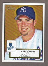MARK QUINN 2001 Topps Heritage RED BACK SP #44 Base Set Shortprint KC Royals 01