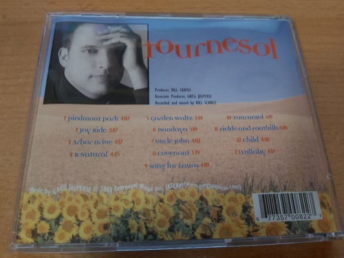 Greg Jasperse -– Tournesol -- CD , Album -- US Jazz Fusion -- Wie Neu - Bild 2 von 2