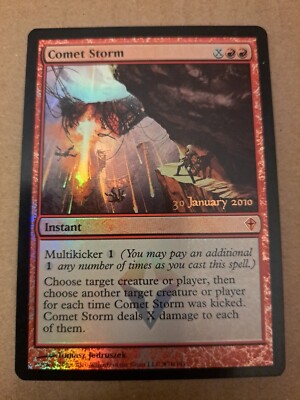 MTG Comet Storm FOLIE Promo 2010 - mit Schriftzug 