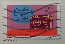 TIMBRE FRANCE ETEINDRE LES APPAREILS EN VEILLE RADIO CARNET «ENSEMBLE, AGISSONS 