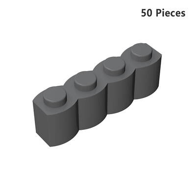 15533 Brick Special 1 x 4 Palisade Dark Gray 50x Bricks, Pieces & Parts