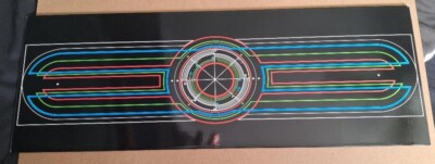Arcade 1Up TRON Arcade Machine, Lower CP bezel. Graphic under Control Panel