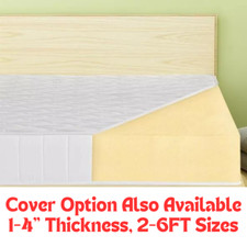 Orthopaedic Memory Foam Mattress Topper 1-4" Thick 2-6FT Size Memory Foam Pillow