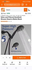 Single Handle 6 Spray Shower Facuet A-98021-BLACK