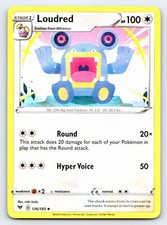 Loudred 136/185 Uncommon Vivid Voltage Pokemon Card - NM Near Mint