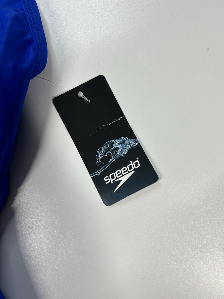 Speedo Swimsuit Womens 14/40 Pro LT One Piece Race Suit Blue Athletic