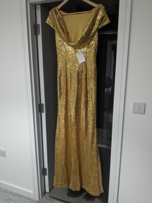 slim fit dress slacks Gold Bridesmaid Dresses Mixed Styles main image 0
