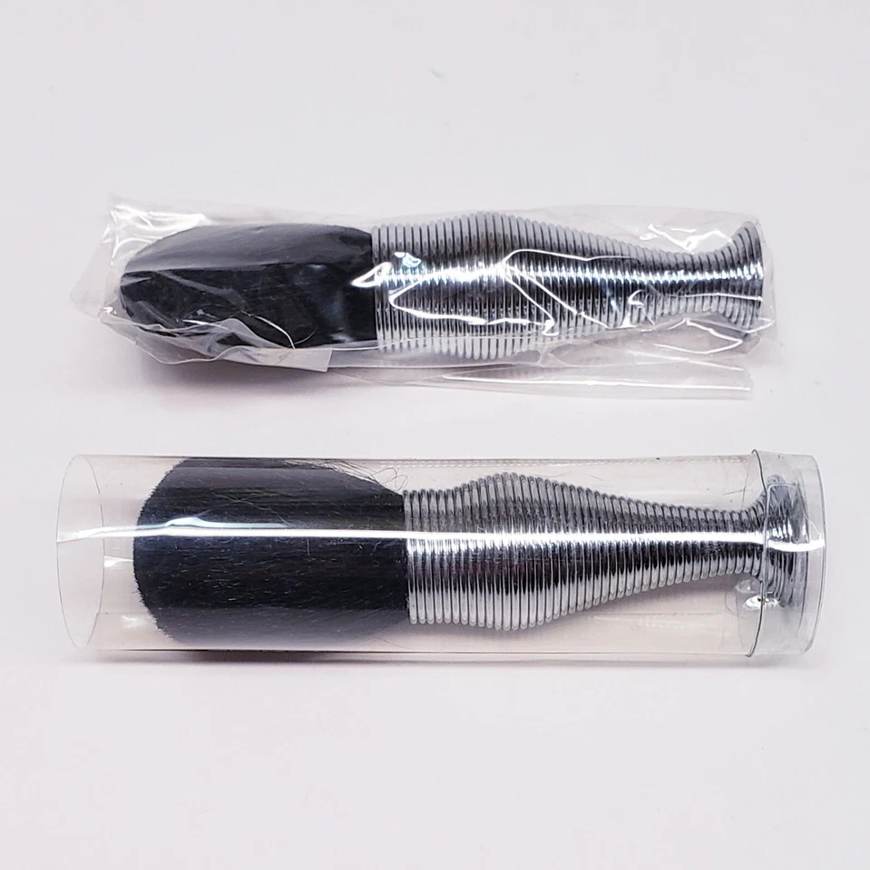 (2) Models Prefer Goat Hair Silver Spiral XL Powder Blush Bronzer Makeup Brushes - Image 2 of 4