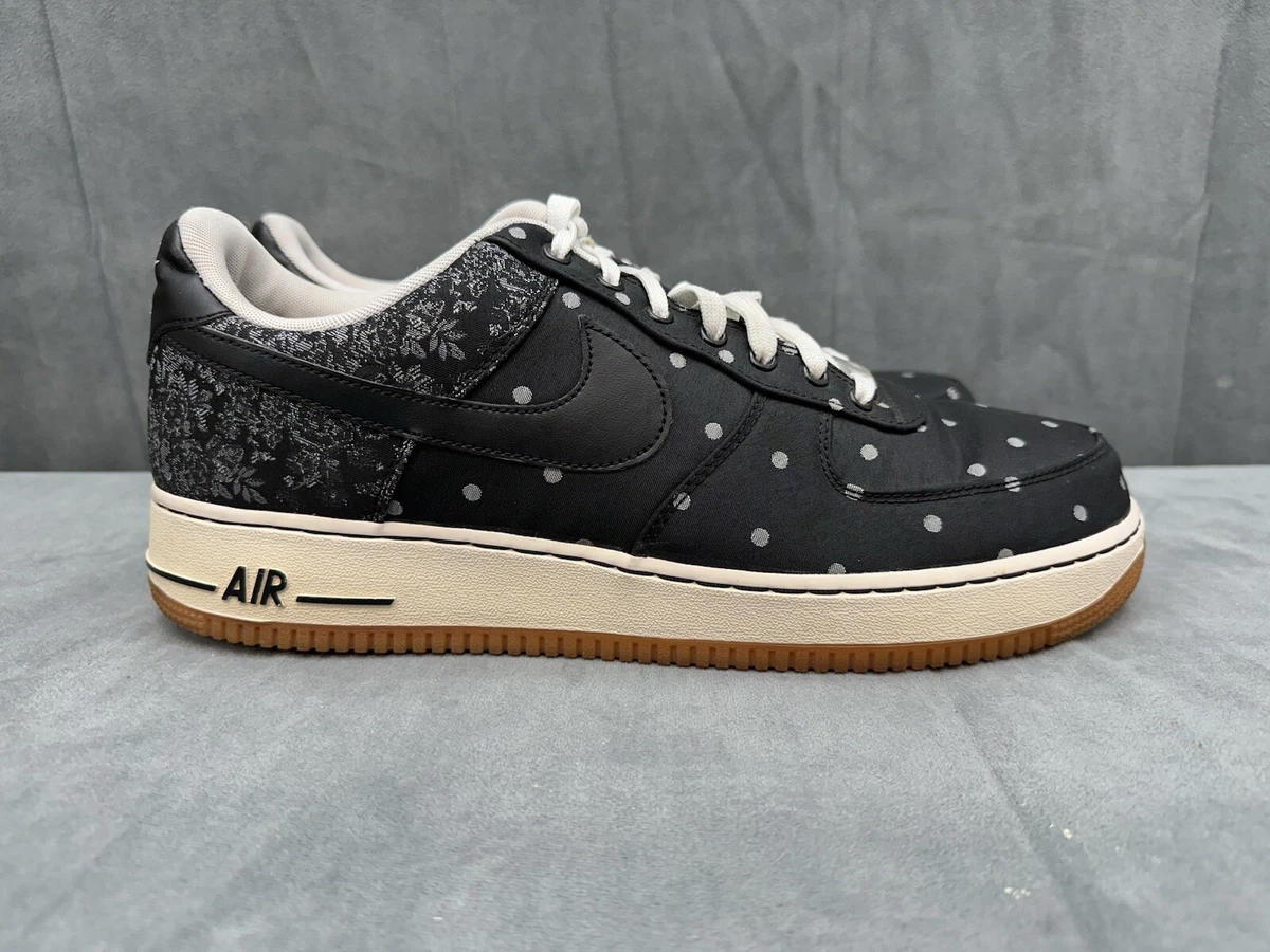 Nike Air Force 1 Low 07 LV8 Mens 13 Black Metallic Silver 718152-001 Shoes Mens Nike Air Force 1  main image 3