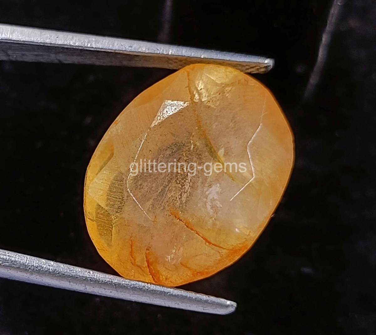 GRACEFUL NATURAL GOLDEN ORANGE YELLOW COLOR BRAZILIAN IMPERIAL