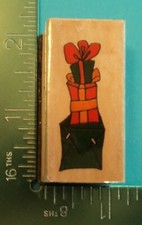 STACK OF PRESENTS Rubber Stamp by Westwater Birthday Christmas
