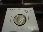 1954 D - USA 10 cent - Silver American dime