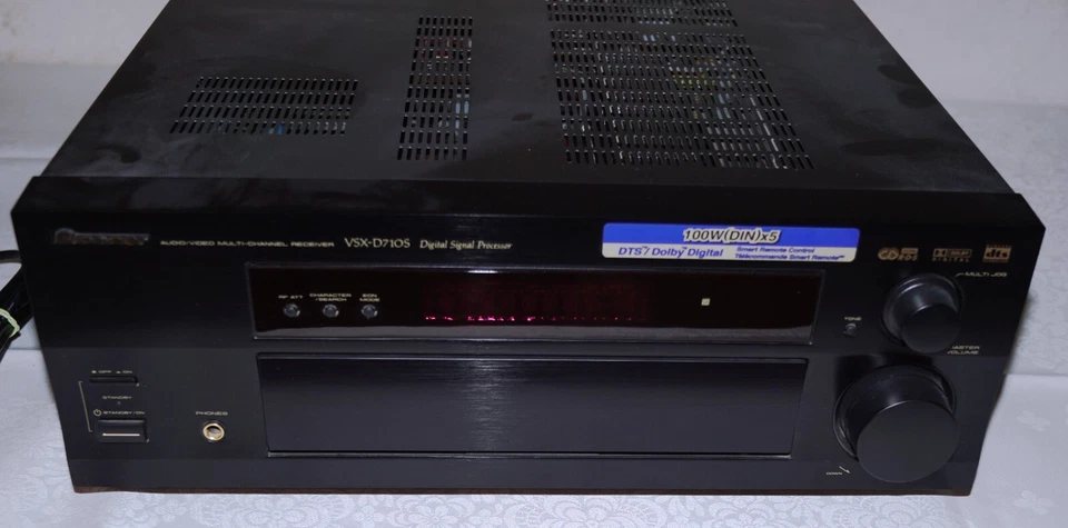 Pioneer VSX-D710S Schwarz Dolby DTS Surround Receiver - Bild 2 von 4