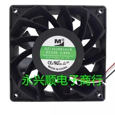 M DZ12038B24UR DC24V 2.00A 3-Wire Silent Cooling Fan