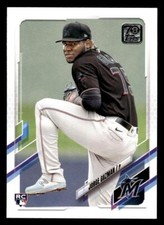 2021 Topps Update #US321 Jorge Guzman Rookie Card Miami Marlins