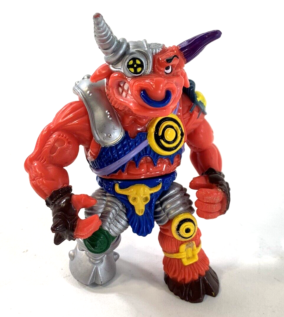 Playmates 1991 Teenage Mutant Ninja Turtle Groundchuck Red Bull