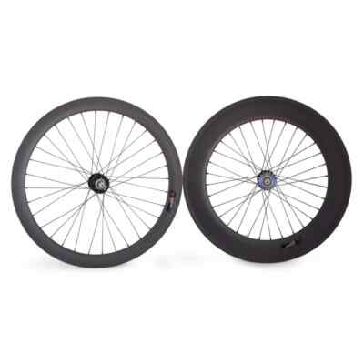 Carbon Fixed Gear Fahrrad Rader 700C Track Rennrad Radsatz Versiegelte Lagernabe