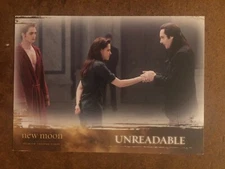 Unreadable 66 New Moon Twilight 2009 NECA Trading Card S2