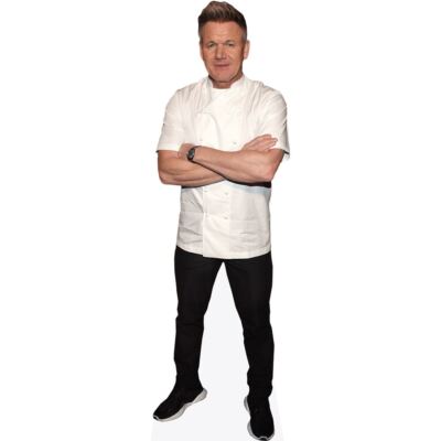 Gordon Ramsay (White Jacket) Pappaufsteller mini
